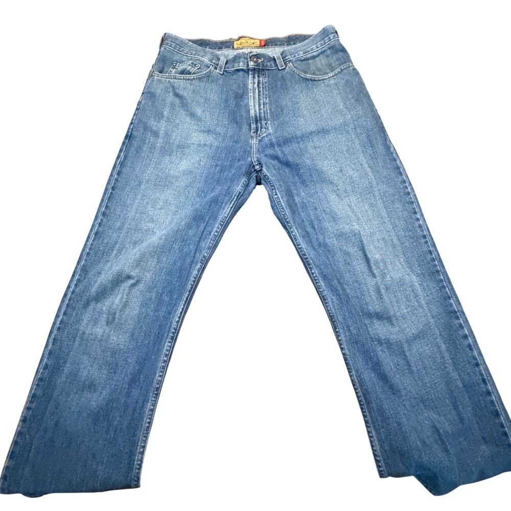 Vintage‎ Old Navy Regular Fit Mens Jeans 36x32 Blue Medium Wash Straight Leg